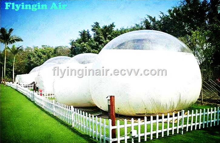 8m Waterproof Clear Roof Inflatable Bubble Tent for Outdoor and Camping