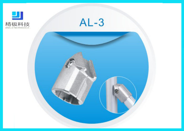 45 Degree Pipe Connector Flexible Aluminum Tubing Joint Diecasting AL3