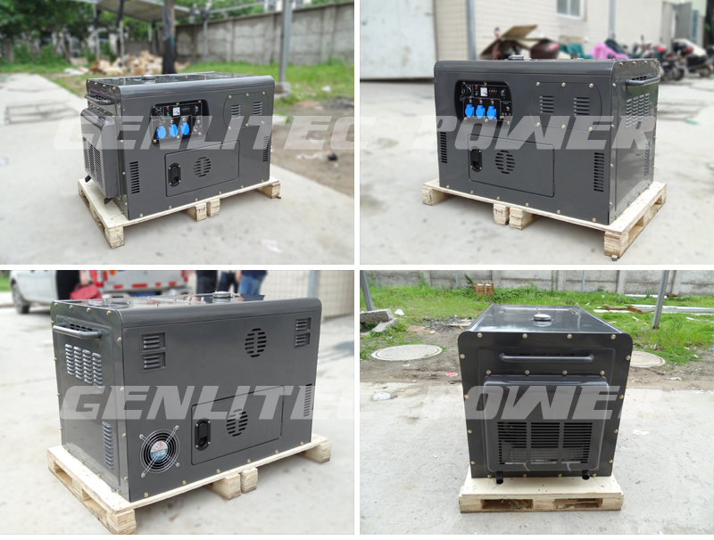 8kw10kva Air Cooled 2 Cylinder Diesel Generator Portable