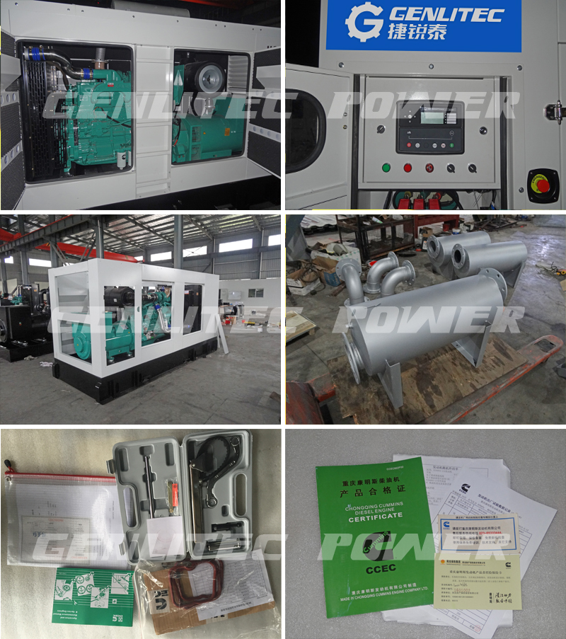 400kw500kVA CanopySilent Cummins Diesel Electric Generator Set