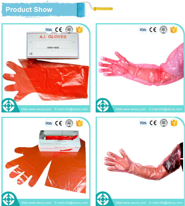 OKUNY Veterinary Gloves Artificial Insemination Gloves 90cm 95cm Touchntuff Sanitaire Glove