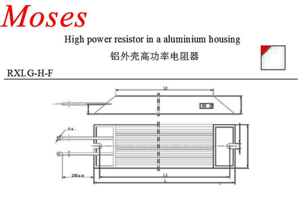 500W 1 ohm 1R ohm original brand new Aluminum Housed Wire Wound Resistance Braking Resistor 1 5