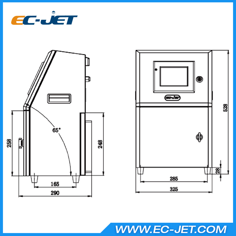 Simple Enterance Coder Logo Printing on Box Inkjet Printer ECJET1000