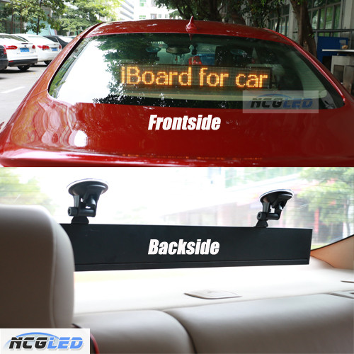 NEW PRODUCT Ultrathin P50 Amber color car use led message sign