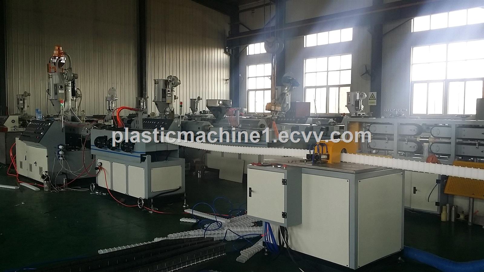 PE prestressed Prestressing corrugated pipe making machine