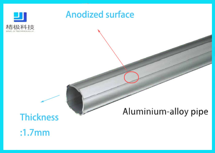 Round Aluminum Pipe Tube 6063T5 Anodic oxidation OD 28MM Aluminum Pipe AL2817