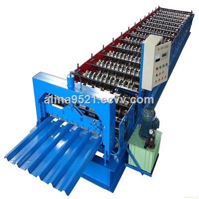 colored steel roof panel roll forming machine