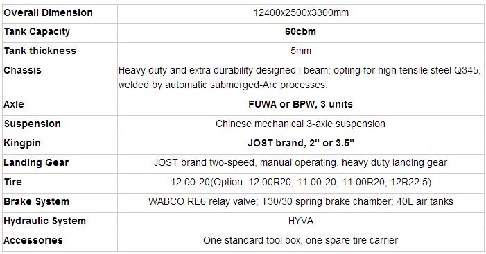 Hot selling 50000L Low temperature tank semitrailer for lpg transportation