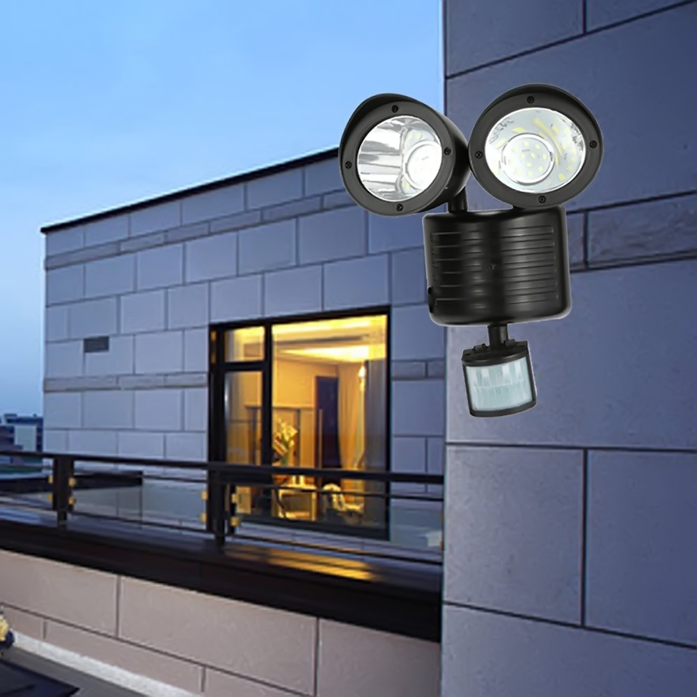 150LM 22 LED Solar Power Street Light PIR Motion Sensor Light Garden Security Lamp Outdoor Street Waterproof Wall Lights