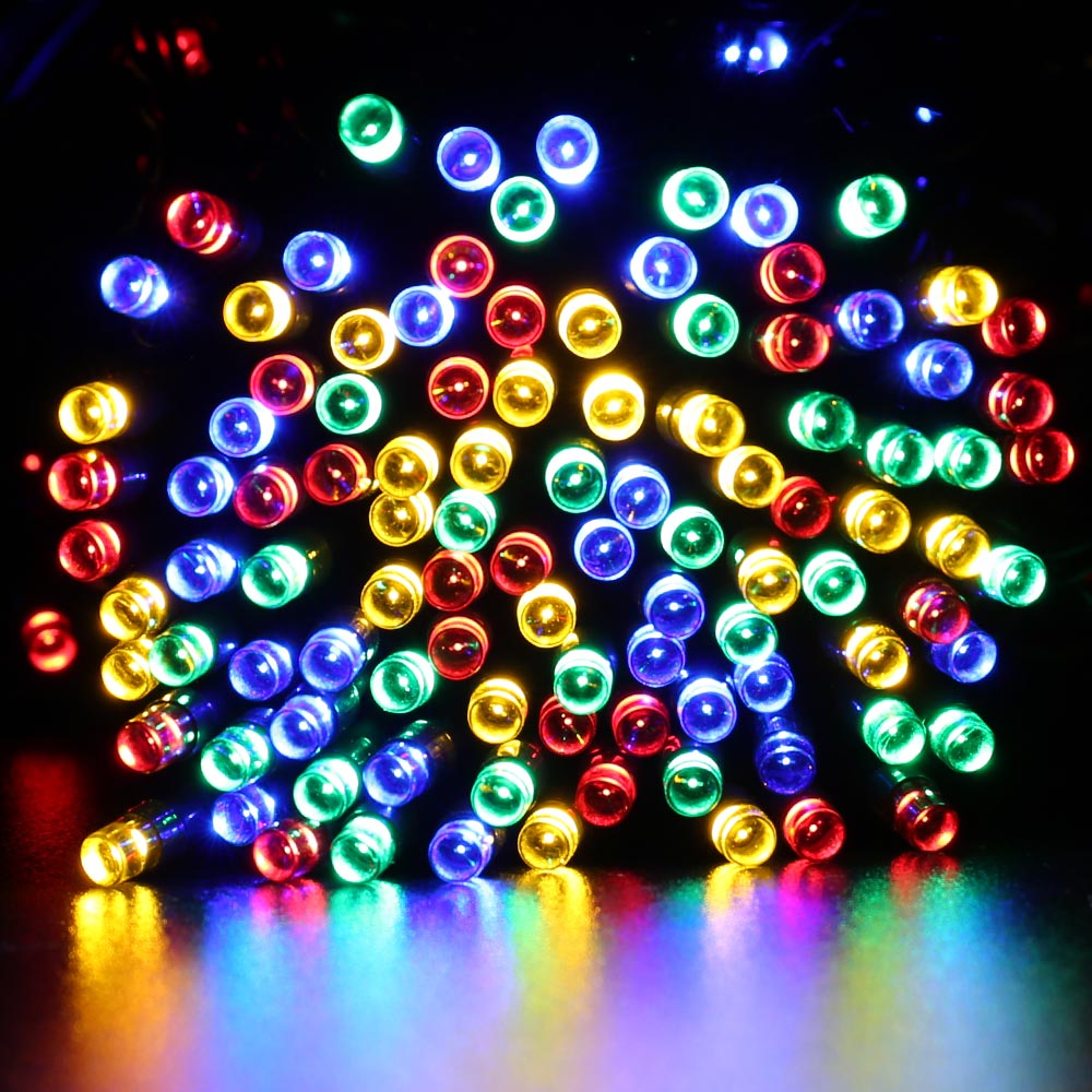 22M LED Solar String Fairy Lights Premium Waterproof LederTek Solar Power 8 Modes Solar Lights For Garden Decoration