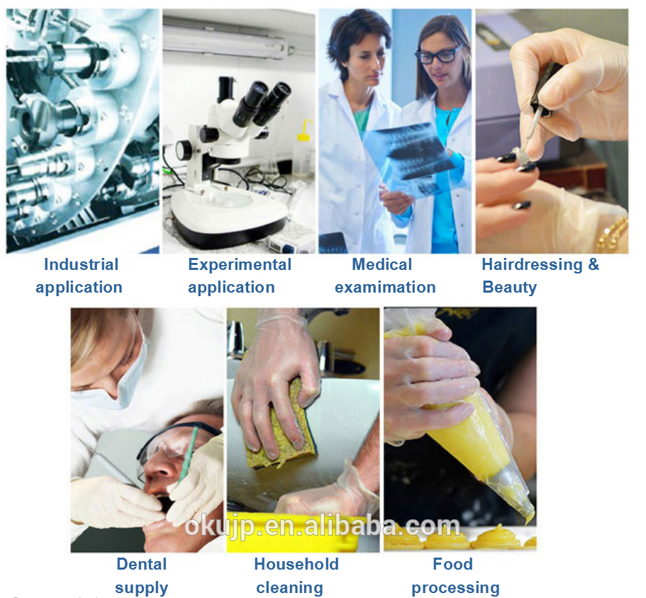 InjectionPuncture Instrument Properties powder free vinyl gloves