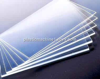 PS PC PMMA sheet making machine