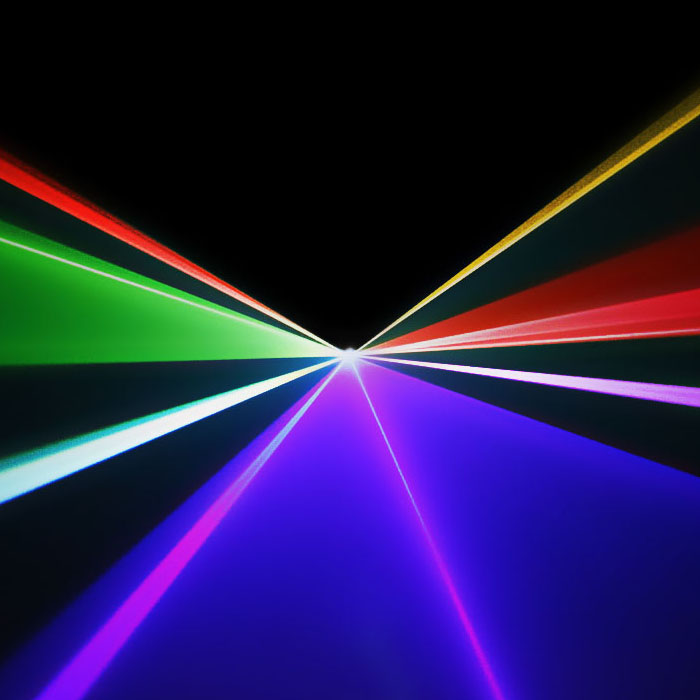 Remote DMX 3D Effect 400mW RGB Laser Show Lighting Scanner Party Light LED Projector Fantastic Full Color Xmas