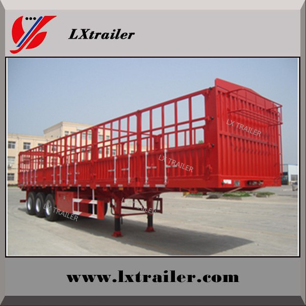 china Liangshan fence semitrailer 40 ton lowbed semi trailer