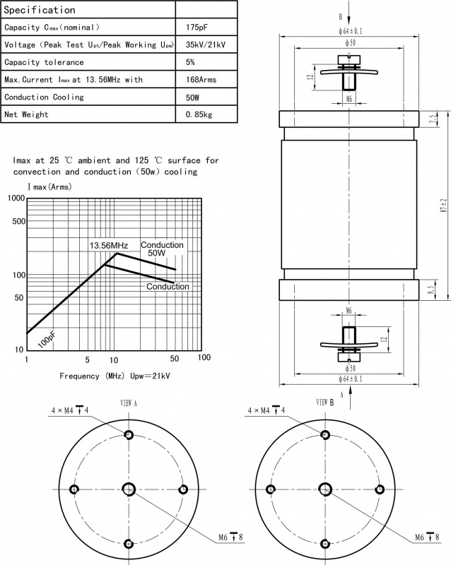 Fixed Vacuum Capacitor CKT17525168