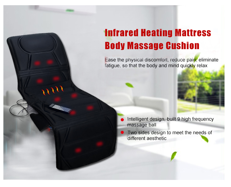 10 Motors Infrared Heat Vibration Massage Cushion 10 Motors Infrared Heat Vibration Massage Cushion