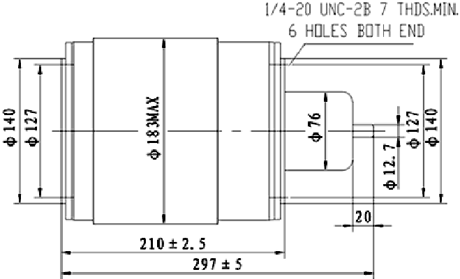 Variable Vacuum Capacitor CKTB100021215