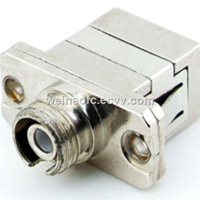 Fiber Hybrid Adapter SCFC Simplex Metal Housing