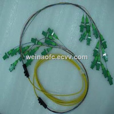 Fiber Optic Patch Cord SCSC APC Singlemode Ribbon 12 cores with adapters