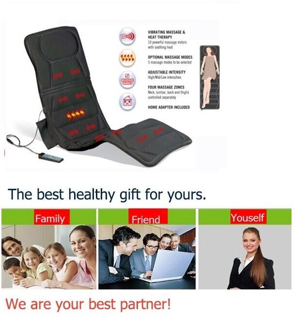 10 Motors Infrared Heat Vibration Massage Cushion 10 Motors Infrared Heat Vibration Massage Cushion