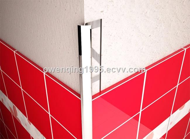 Ceramic wall tile accessory round corner aluminum edge trim