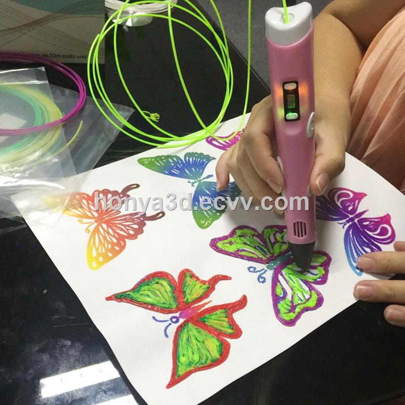 2017 hotsale 3d printer pen digital 3d pen with filament