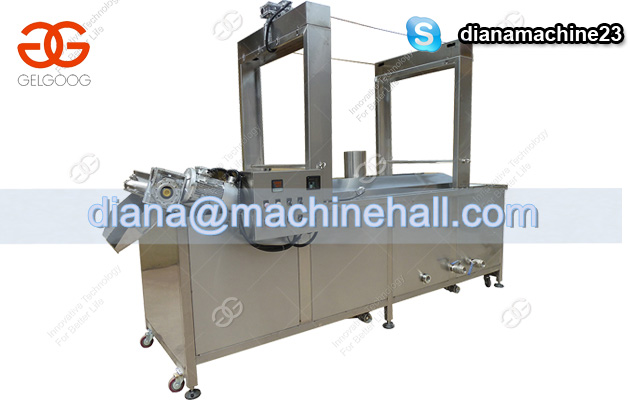 Continuous Peanut Fryer MachinePork Rinds Frying Machine for Sale