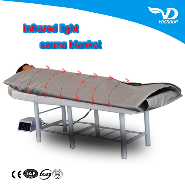 Factory price body slimming machine portable 3 zones far infrared sauna blanket