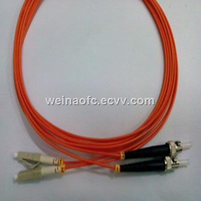 Fiber Optic Patch Cord LCST Multimode Duplex