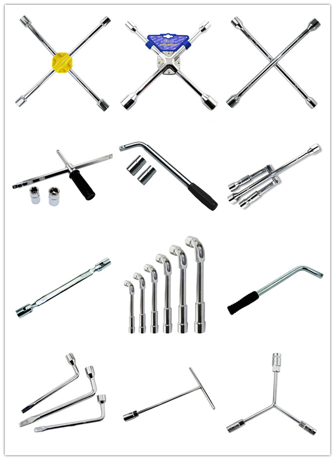 Heavy Duty Universal Lug Wrench 4Way Cross Wrench