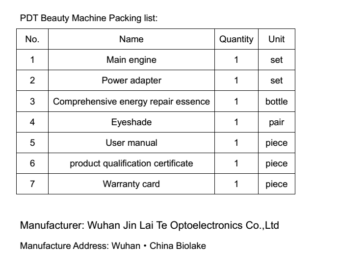LED Light Therapy skin treatment beauty machine for home use