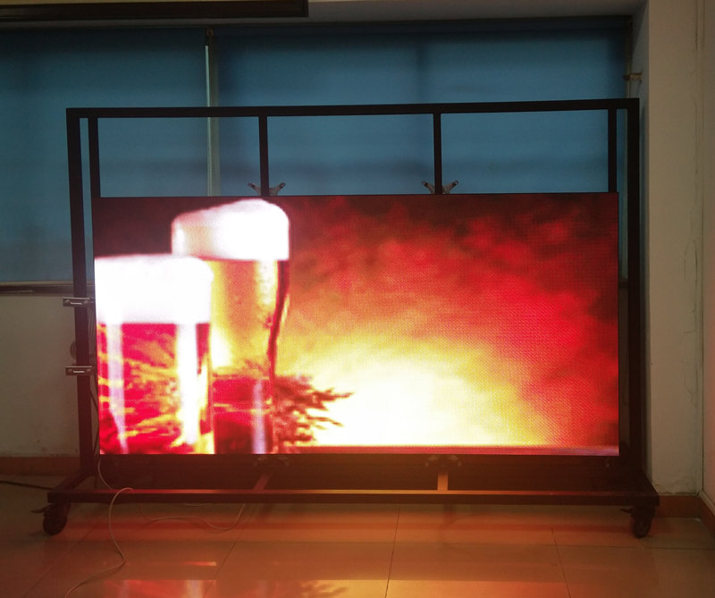 P4 indoor full color rental LED video wall
