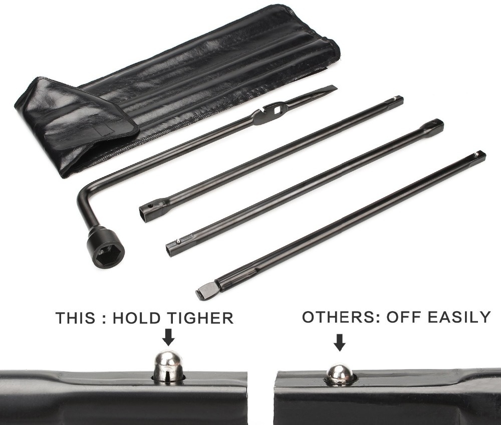 Spare Tire Wheel Car Jack Handle Tire Lug Wrench