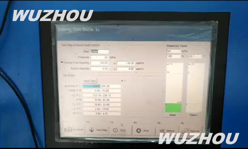 WZS118 COMMON RAIL INJECTOR TEST BENCH