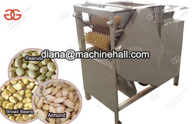 Wet Peanut Red Skin Peeling MachineAlmond Skin Peeler Machine