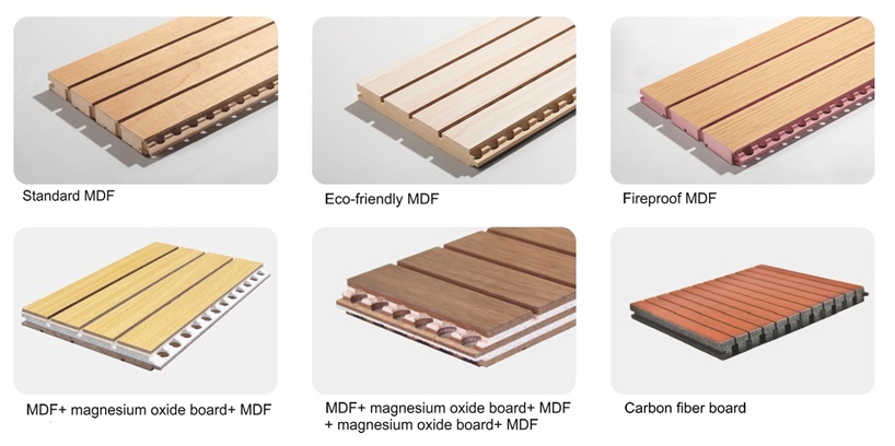 Acoustic MDF Panel for wall and ceiling