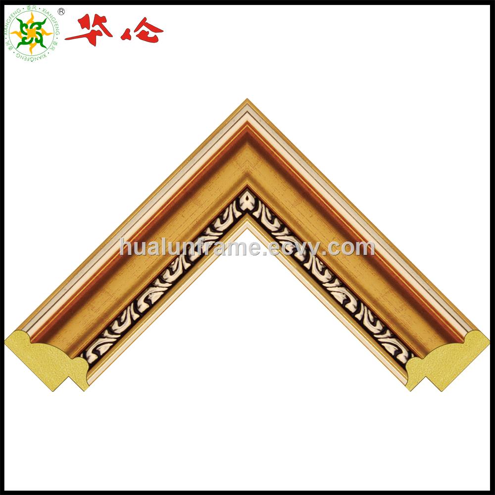 15 inch wide ps moulding plastic picture photo gold frame moulding