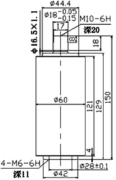 Vacuum Interrupters for Isolating Switches TF1263020B