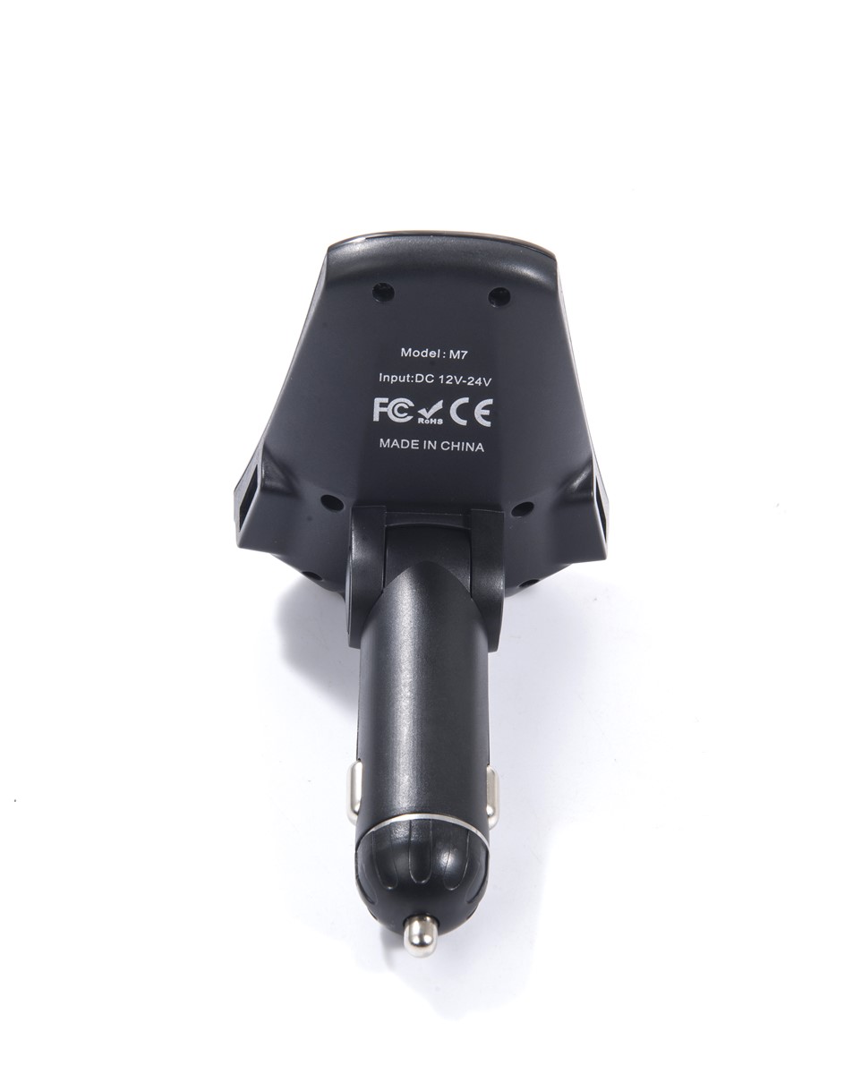 Factory price ABS Black V30 5V 25A 2 USB Car MP3 Player M7S bluetooth FM transmitter Factory price ABS Black V30 5V 25A 2 USB Car MP3 Player M7S bluetooth FM transmitter