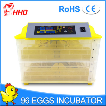 HHD YZ96 small best chicken incubators 12 months warranty with CE Marked auto egg turning