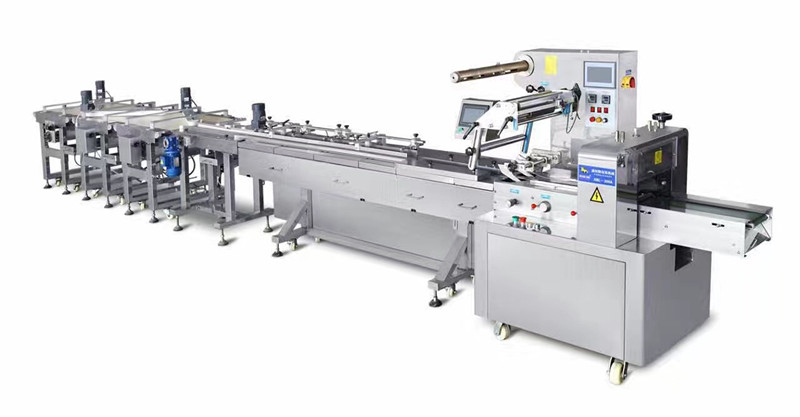 XBLY automatic biscuit pastry small food packing machine automatic packing line