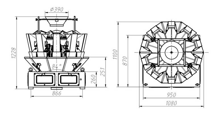 kenwei special combination weigher with nospring