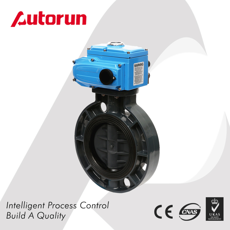 ELECTRIC UPVC BUTTERFLY VALVE