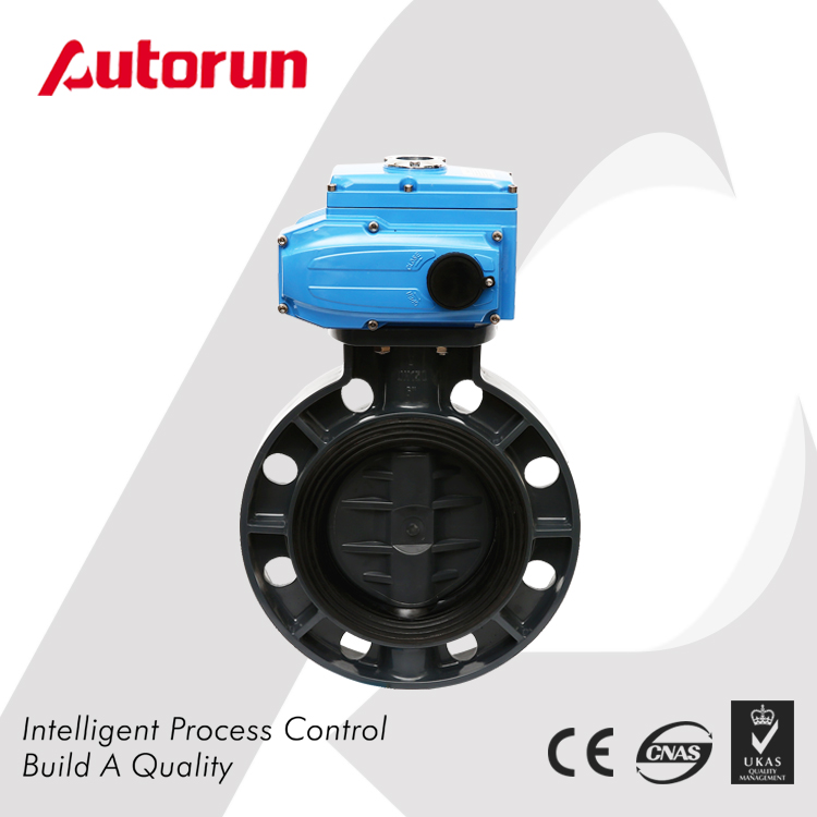 ELECTRIC UPVC BUTTERFLY VALVE