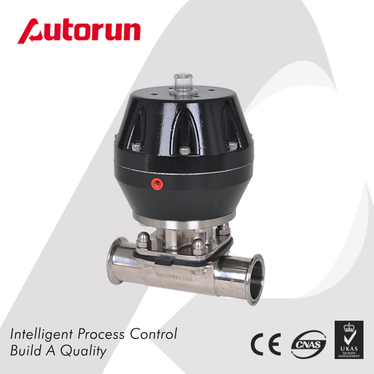 FOOD GRADE PNEUMATIC ACTUATED DIAPHRAGM VALVE