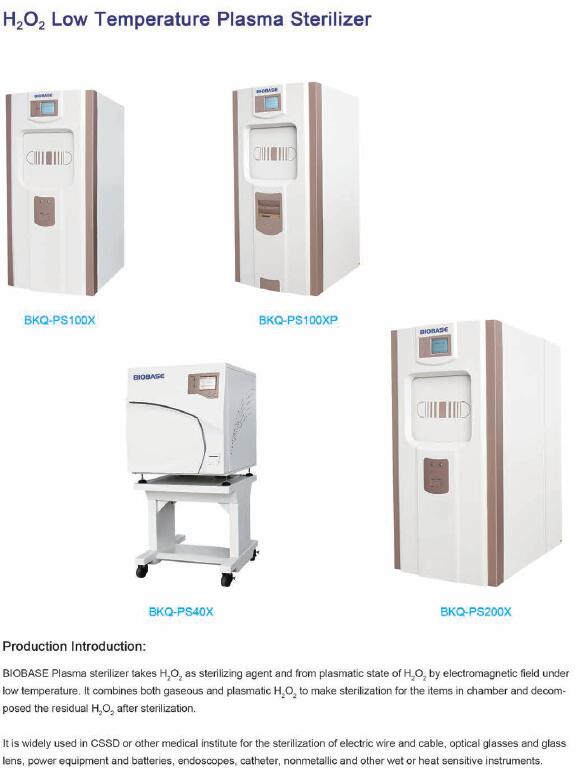 H2O2 Low Temperature Plasma Sterilizer