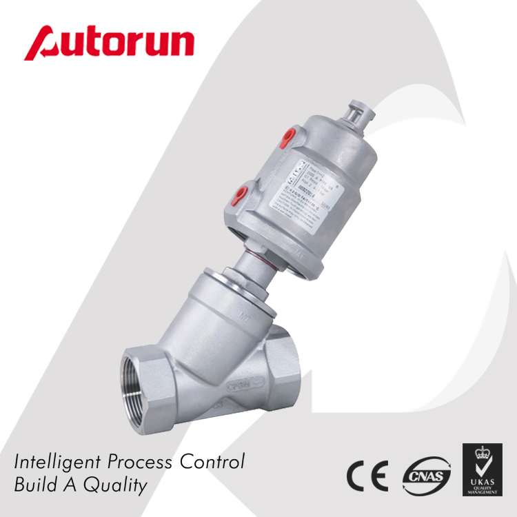 THREAD ENDS ANGLE SEAT VALVE WITH SUS PNEUMATIC ACTUATOR THREAD ENDS ANGLE SEAT VALVE WITH SUS PNEUMATIC ACTUATOR