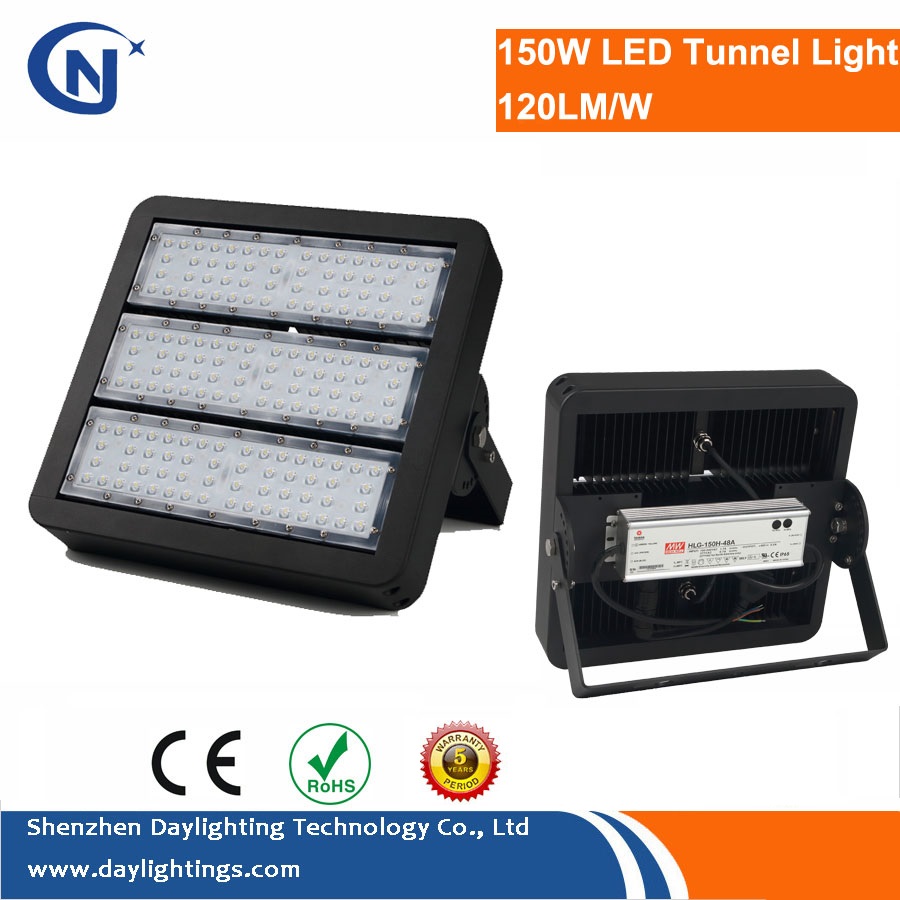 New type High brightness 150w led tunnel light flood light