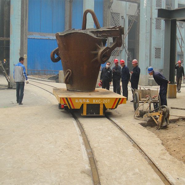 Battery Powered Wear Corrosion Resistant Superalloy Ladle Transfer Trolley