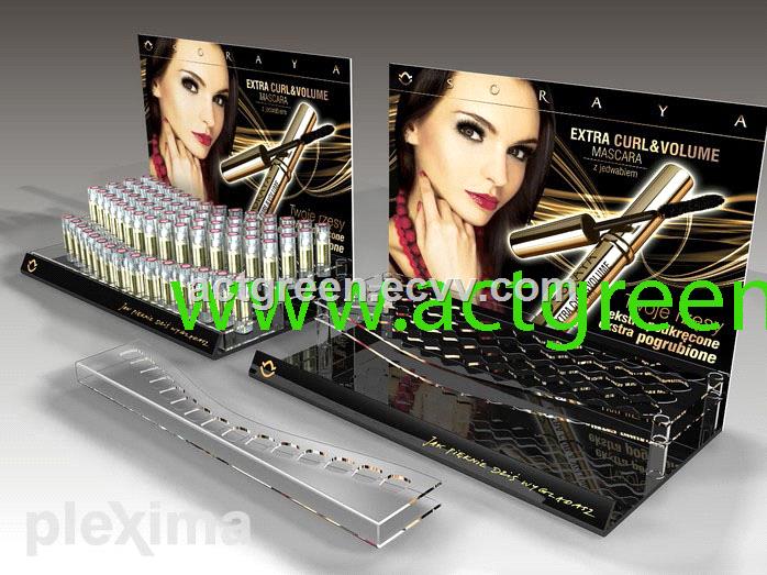 Cosmetic Countertop Acrylic Display Cosmetic displays Made of Acrylic Material OEM ODM Welcomed